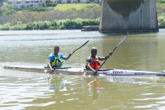 Msawenkosi Mtolo and Team Euro Steel's Thabani Msia